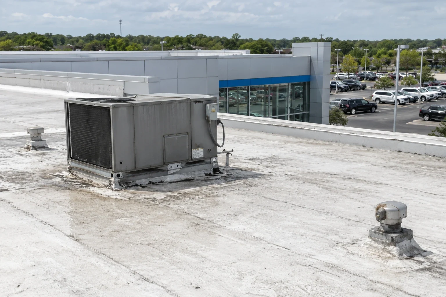 Auto Dealership Roofing in Temple, TX
