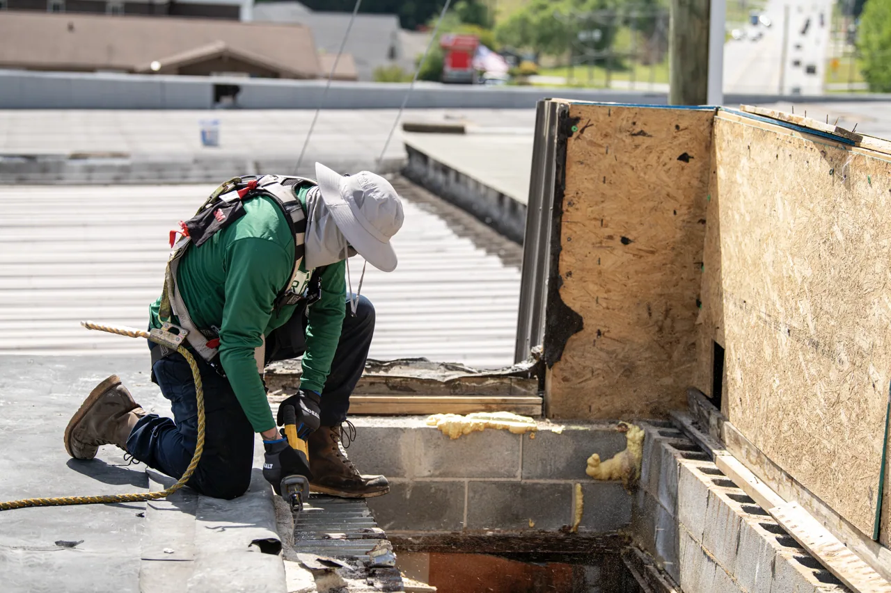 Commercial Roof Repair in Temple, TX